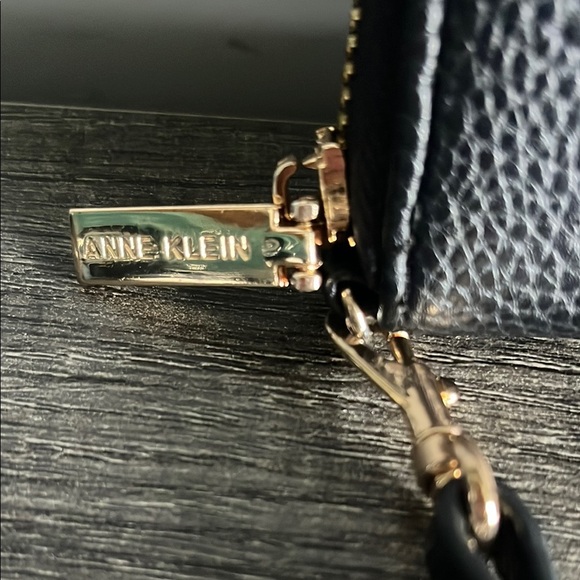 Anne Klein Black and Gold Wristlet Clutch - Picture 3 of 5